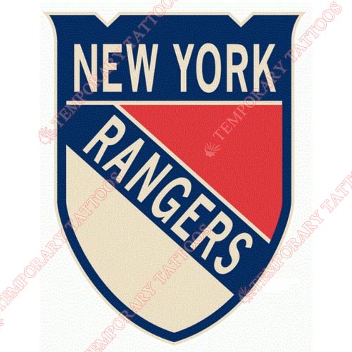 New York Rangers Customize Temporary Tattoos Stickers NO.250